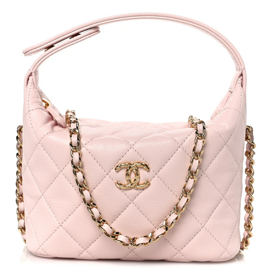 CC SHINY CAVIAR HOBO