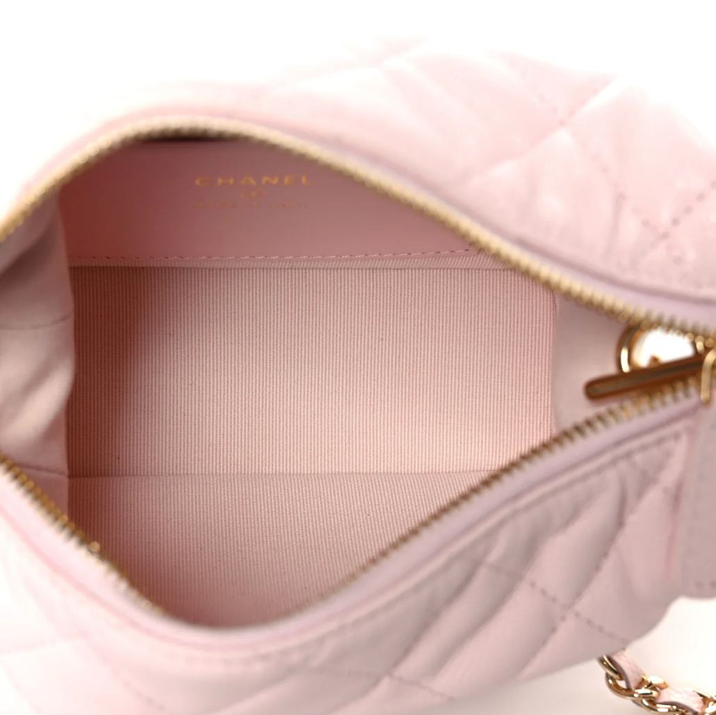 CC SHINY CAVIAR HOBO
