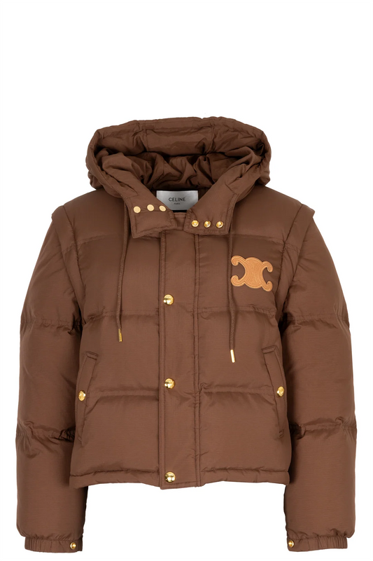 CEL CROPPED TRIOMPHE DOWN JACKET