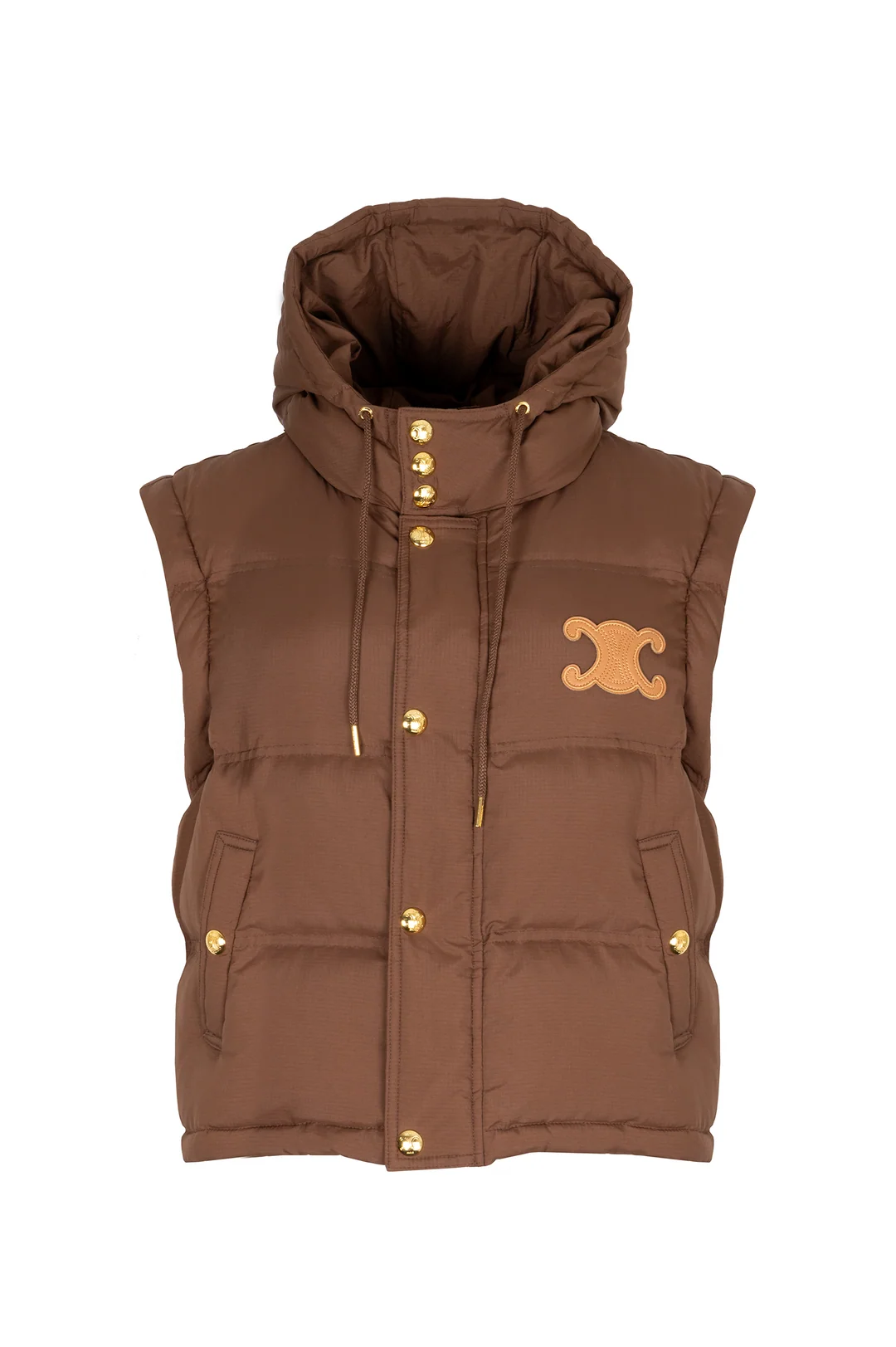 CEL CROPPED TRIOMPHE DOWN JACKET