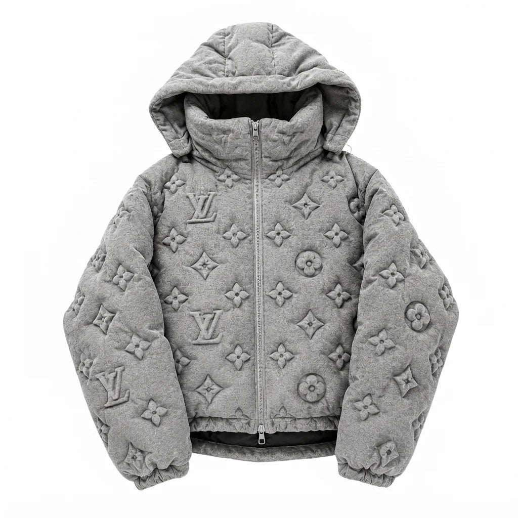 "LV"  PUFFER COAT
