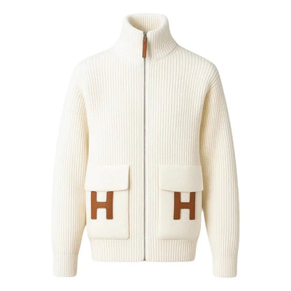 HER ZIP CARDIGAN