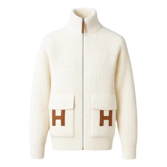 HER ZIP CARDIGAN